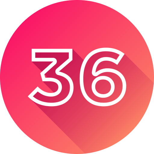 sechsunddreißig kostenlos Icon