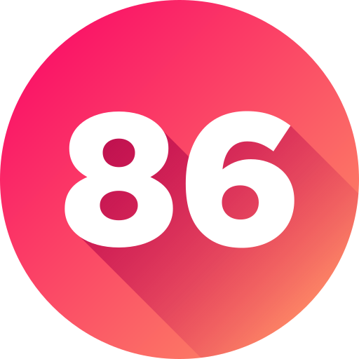 86 icono gratis