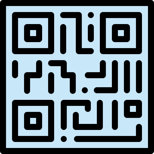 Qr code Detailed Rounded Lineal color icon