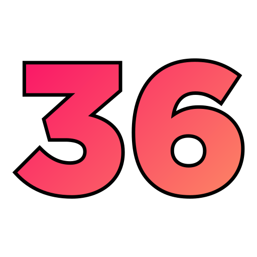 trente-six Icône gratuit