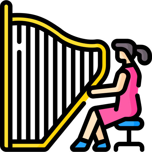 Pedal harp free icon