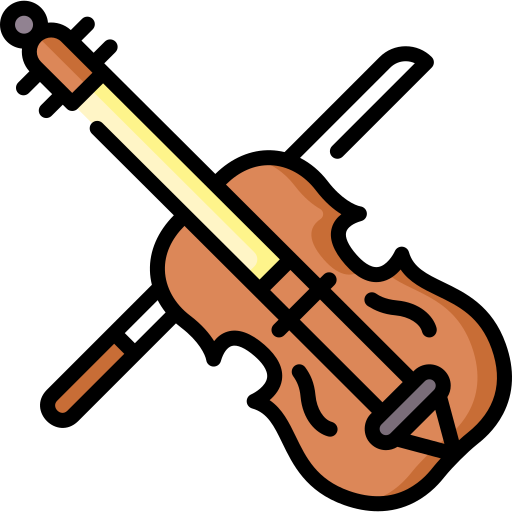 violín icono gratis