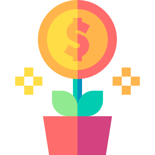 planta de dinero icono gratis