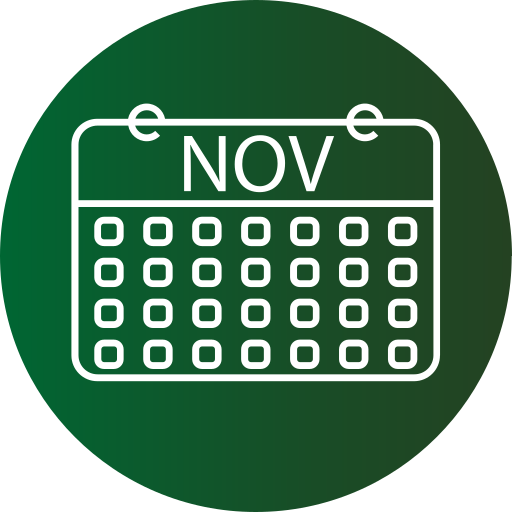 noviembre icono gratis