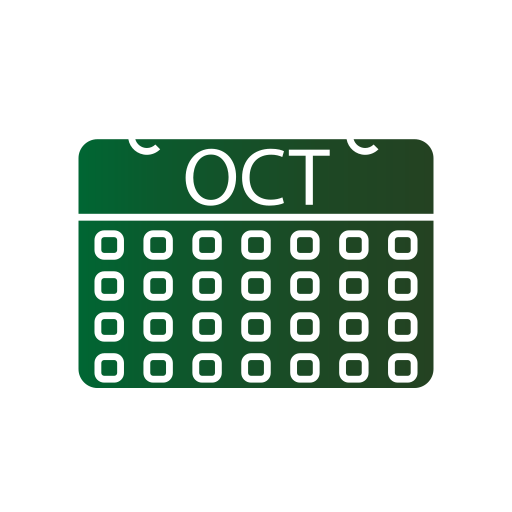 octubre icono gratis