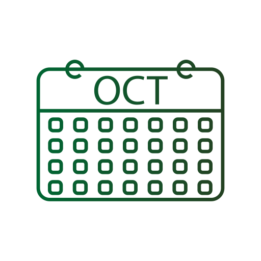 octubre icono gratis