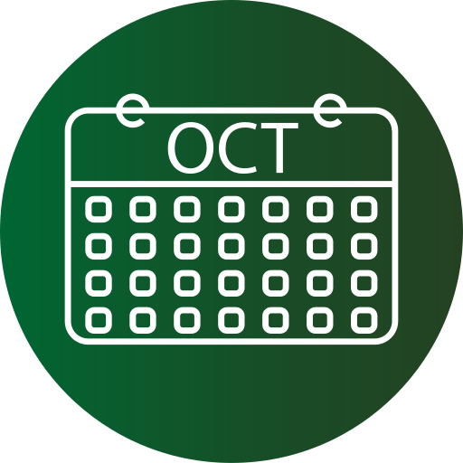 octubre icono gratis