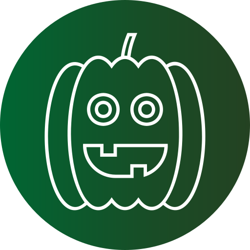 calabaza de halloween icono gratis