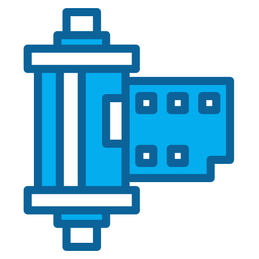 rollo de película icono gratis