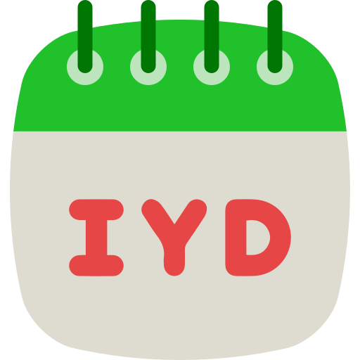 dia internacional de la juventud icono gratis