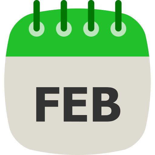 febrero icono gratis