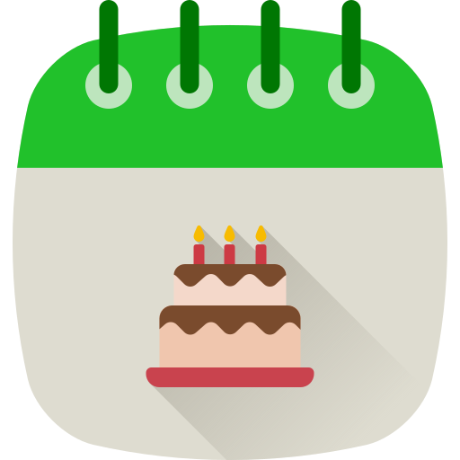 pastel de cumpleaños icono gratis