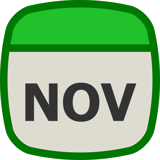 noviembre icono gratis