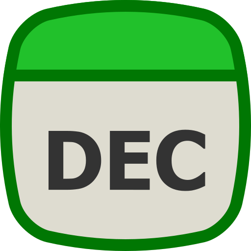 diciembre icono gratis