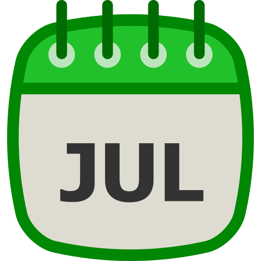Июль бесплатно иконка