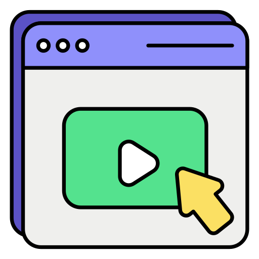 anuncio de vídeo icono gratis