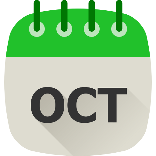 octubre icono gratis