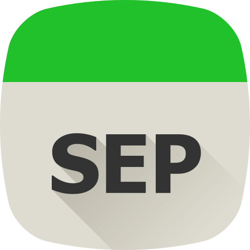 septiembre icono gratis