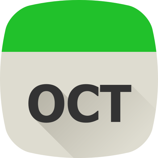 octubre icono gratis