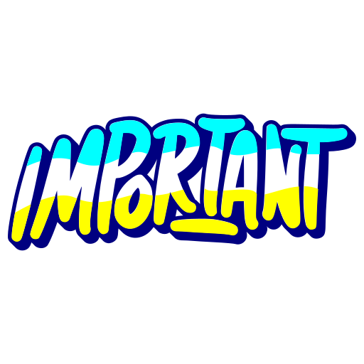 Important free sticker Important free sticker