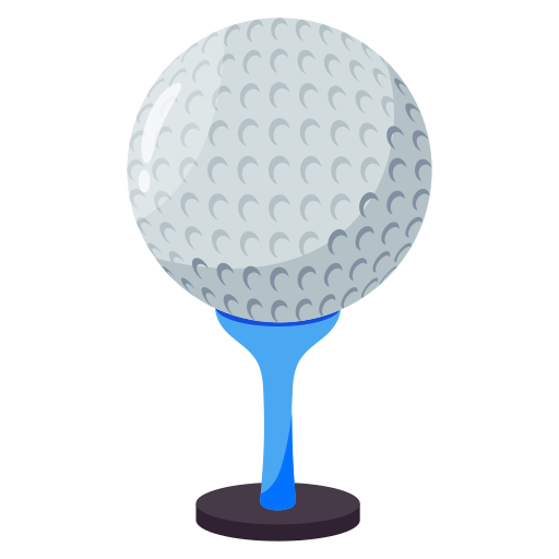 Мяч для гольфа бесплатно иконка