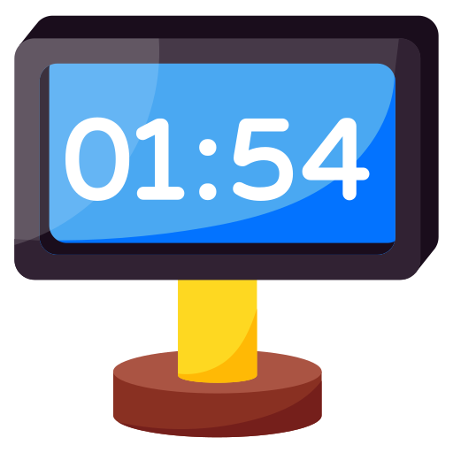horloge digitale Icône gratuit horloge digitale Icône gratuit