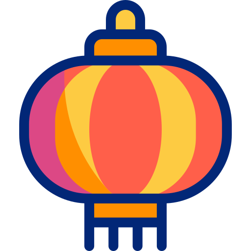 linterna china icono gratis