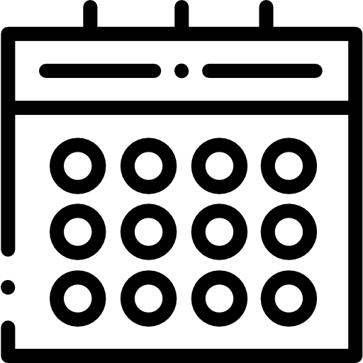 달력 무료 아이콘