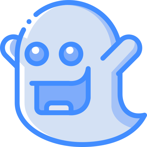 Ghost Basic Miscellany Blue icon