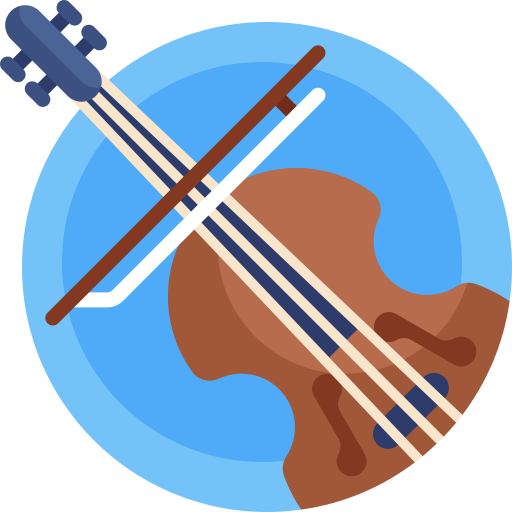 violín icono gratis