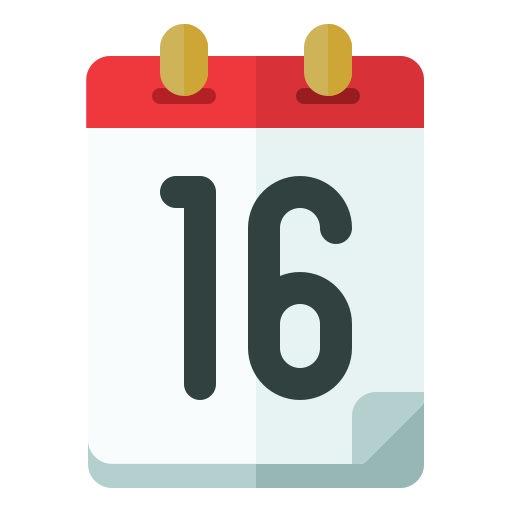 fecha del calendario icono gratis