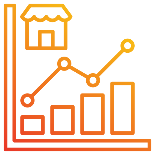 las tendencias del mercado icono gratis