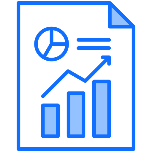 informe financiero icono gratis