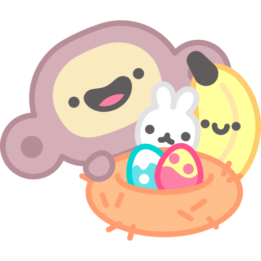 Easter eggs free sticker Easter eggs free sticker