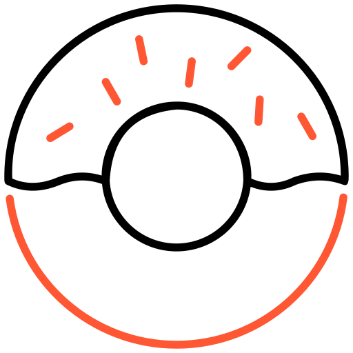 Пончик бесплатно иконка