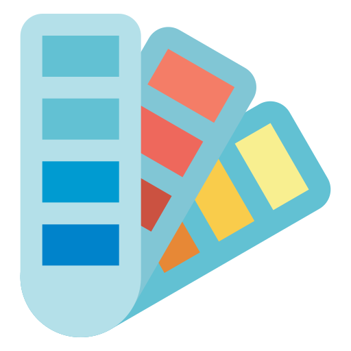 paleta de color icono gratis