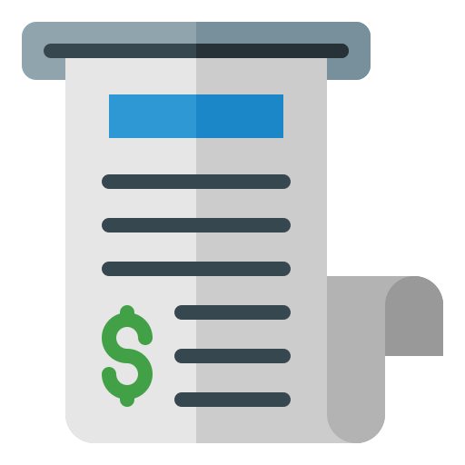 factura icono gratis