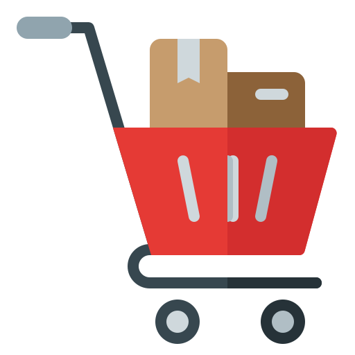 carro de la compra icono gratis