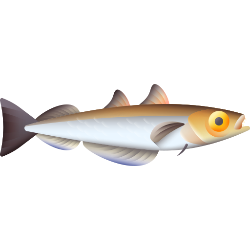 poisson merlan bleu Icône gratuit