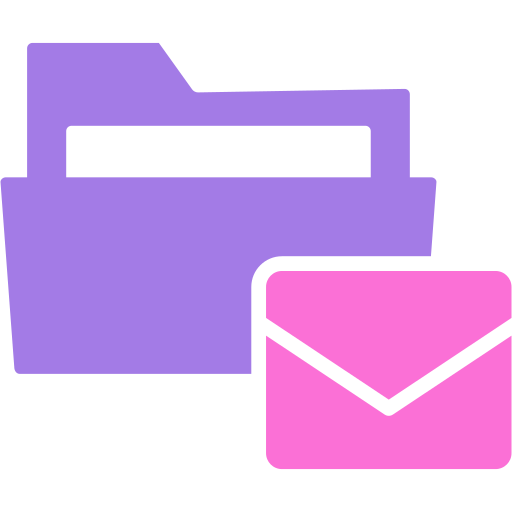 carpeta de correo electrónico icono gratis