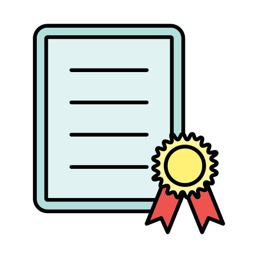Qualification free icon Qualification free icon