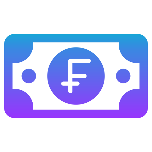 Swiss franc free icon Swiss franc free icon