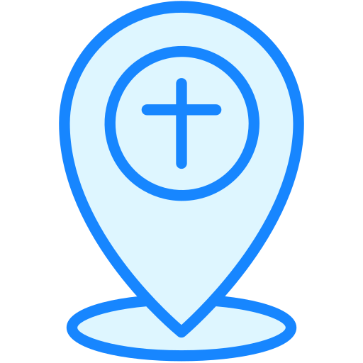 Church - Free maps and location icons