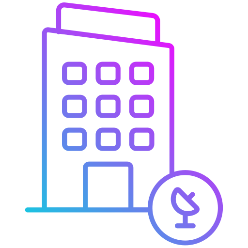 station satellite Icône gratuit