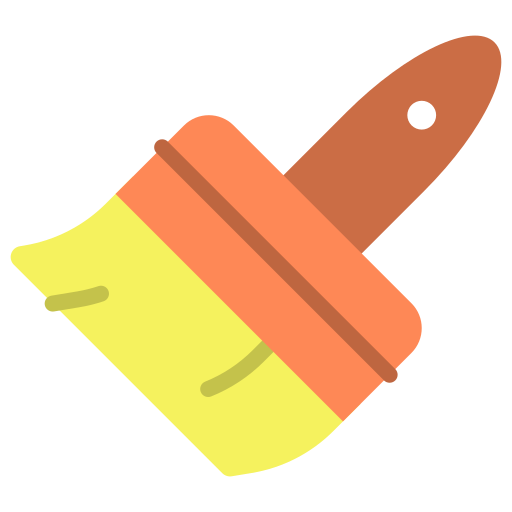 cepillo de pintura icono gratis