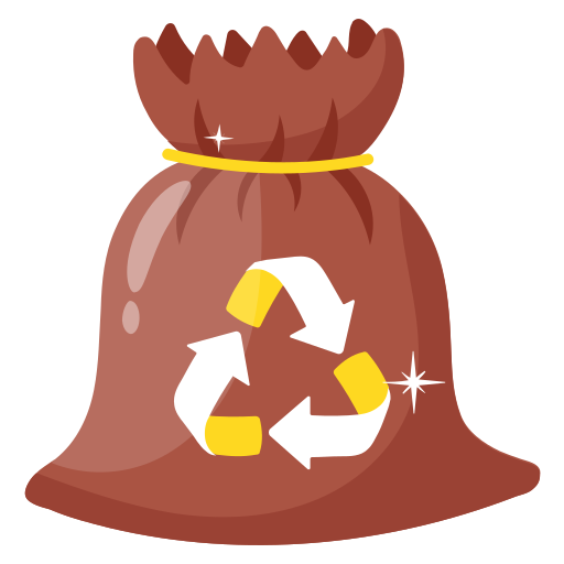 bolsa de reciclaje icono gratis