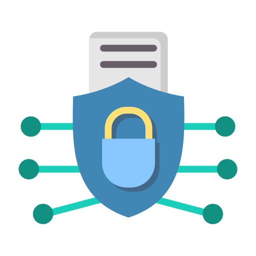 cifrado de datos icono gratis