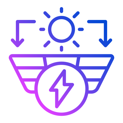 energía solar icono gratis