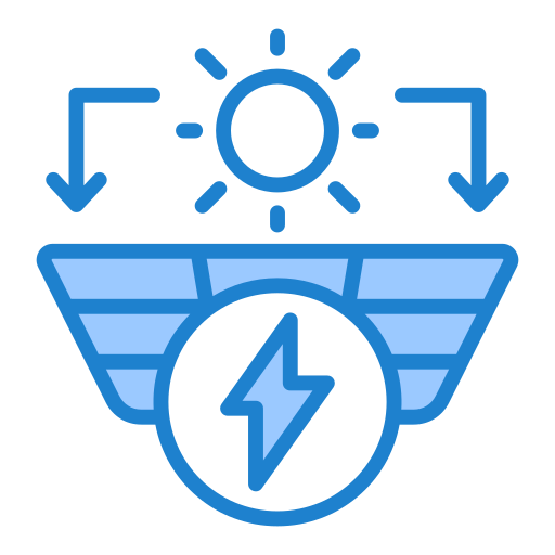 energía solar icono gratis