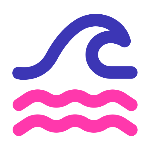 Sea wave free icon